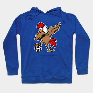 Dabbing dab cock coq gaulois football foot France Hoodie